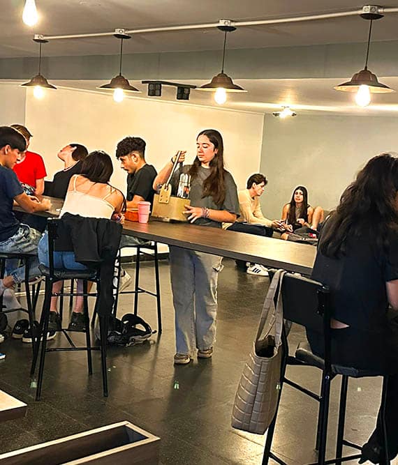 Espacio de estudio en el 1º subsuelo